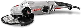 Crown ct13500 corded electric angle grinder, 2200 watt - 9 inch