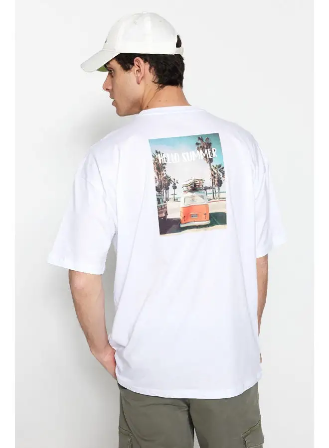 trendyol Man T-Shirt White