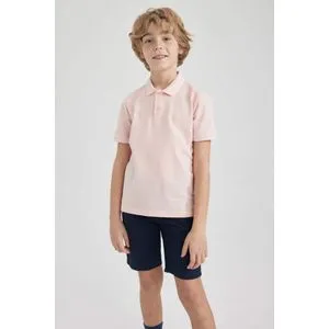 Defacto Boy Regular Fit Polo Neck Pique Short Sleeved Polo T-Shirt