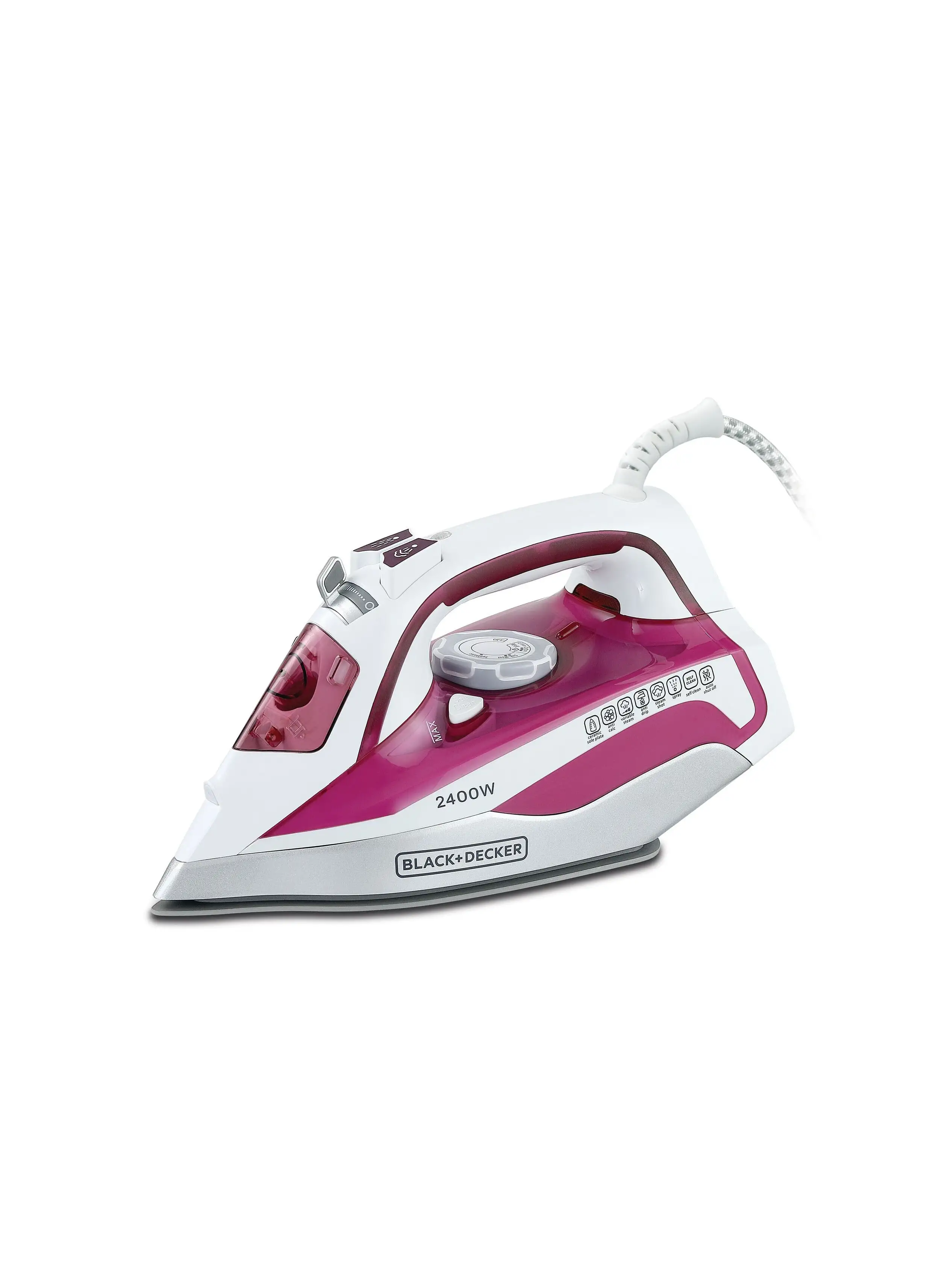 BLACK+DECKER Steam iron 2400 watts 380 ml - X2400 380 m³ 2400 W X2400 muliticolor