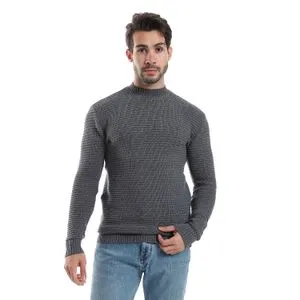 Caesar Wool Mens Pullover With Round Neck