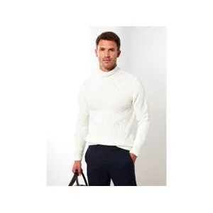 LC Waikiki Turtleneck Long Sleeve Men's Tricot Sweater