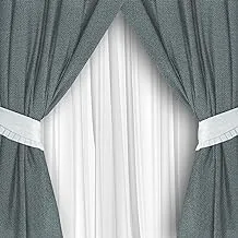 Naguib Selim-PLAZA 15 OFFER-OFFER 2 PLAZA curtains WITH VOAL for living room or bedroom-Double curtain with VOAL