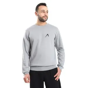 Activ Long Sleeves Round Neck Sweatshirt - Grey