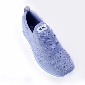 Activ Decorative Lace Slip On Koi Blue Women Sneakers