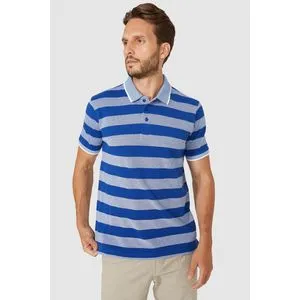 Debenhams Texture Block Stripe Polo