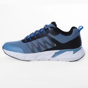 Activ Lace Up Cornflour Blue With Black Rubber Detail Sneakers