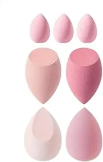 Makeup Blending Sponge Set for Foundation Cosmetics, Liquid Powder and Cream, Assorted Colours, 5-piece