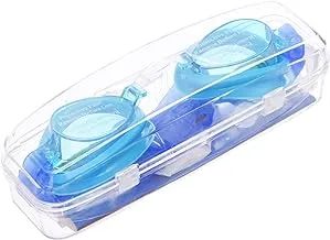 1210 High Quality Swimming Goggles For All Ages & Genders, Fog & Water Resistant - Blue