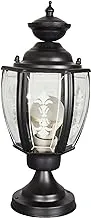 Alameer for Lighting Modern Outdoor Wall Lantern, Black