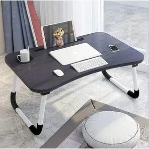 Adjustable Anti Slip Legs Laptop Table With Ipad Holder