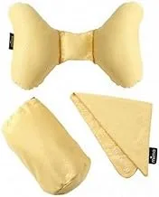 Mima Baby Pillow and Bibs Travel Kit, Banana Yellow