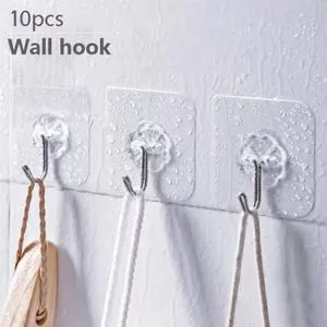 (10 Pcs)Self-adhesive Hooks For Desk Organization