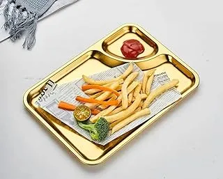 Stainless Steel Serving Tray (Gold)