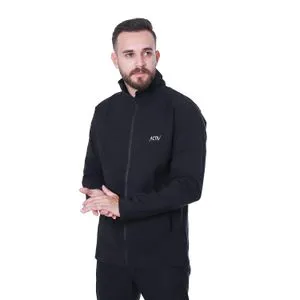 Activ Waterporoof Black Zipped Active Lightweight Jacket