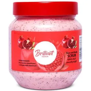 Brilliant Touch Face &body Scrub 250ml Pomegranate