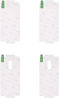 Generic Gelatin 3D Front And Back Full Cover Screen Protection With Anti Scratch Layer And High Transparency For MI NOTE 4 0.2 MM Set Of 2 Pieces - Clear