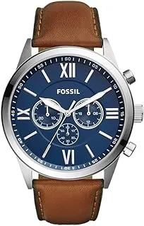 Fossil WATCH,BQ2125,MEN,Silver,48MM,STAINLESS STEEL/Leather