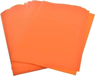 High Quality PVC Binding Cover For Office Set Of 40 PCs With Premium And Eco-Friendly Material - Orange