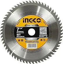 Ingco TSB118513 Industrial TCT Saw Blade, 185 mm Diameter