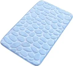 NC Pebble Embossed Bathroom Bath Mat Non-Slip Carpet Washbasin Bathtub Side Carpet Shower Room Door Mat Memory Foam Pad