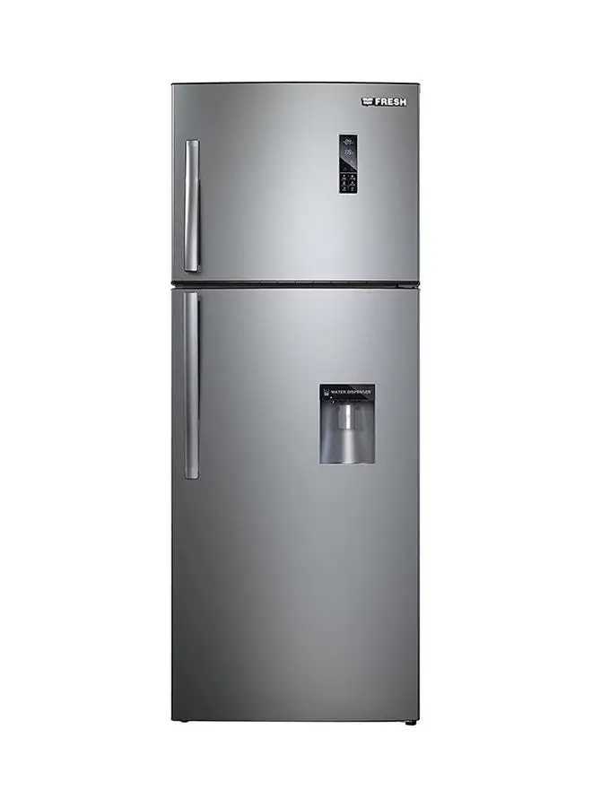 Fresh Fnt-D540Yt Digital Refrigerator With Lg Motor And Water Dispenser, 404 Liters FNT-D540YT Silver