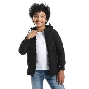 Caesar Boys Capotene Lining Jacket With Zipper