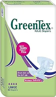 Greentex Adult Diapers Large 36 diapers