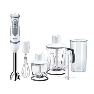 Braun MultiQuick 5 MQ5245 WH Vario Hand Blender With Attachments - 1000 W - White / Grey