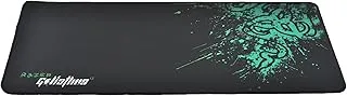 Generic Razer Rubber Speed Surface Mouse Pad Its Works Great with All Mouse Sensor With Stitched Edges For Gaming 70x30 CM - Black Green