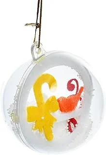 Generic Plastic Merry Christmas Ball With Foam Inside Decoration For Christmas Tree Ornaments - Multi Color