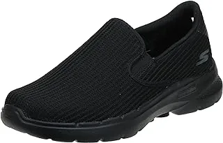 Skechers Men Gowalk 6-Elastic Stretch Slip-On Athletic Performance Walking Shoe, Black, 7.5/40 EU