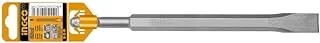 Ingco DBC0122501 SDS Plus Flat Chisel, 14 x 250 x 20 mm Size, Silver