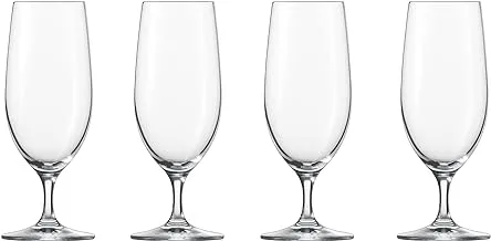 Schott Zwiesel 121280 Classico Pils, Glass, Transparent, Set of 4 (1 Pack)