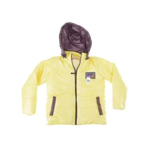 Bongo Boys Zipper Puffer Jacket - Yellow