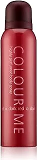 Deomania Colour Me Dark Red - Fragrance for Him and Her - 150ml Body Spray, by Milton-Lloyd