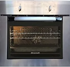 Brandt Built-in Electric Oven FE901XD Multi-Functions Oven, 6 programs, Class A, 60 Liters, 1200 Watt 50Hz, Silver 