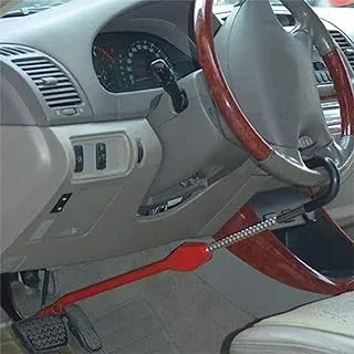 Generic Security Locks to Protect Car From Theft - Red