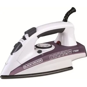 BLACK+DECKER Steam Iron With Ceramic Soleplate  1750W - X1750-B5