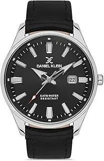 Daniel Klein Analog Gun Black Dial Men's Watch-DK.1.13272-1, Black, strap