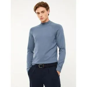 LC Waikiki Half Turtleneck Long Sleeve Men's Knitwear Sweater