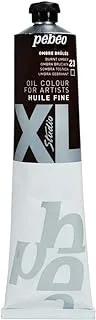 Pebeo Pébéo - Fine Oil XL 200 ML - Brown Oil Paint Oil Paint - Burnt Umber 200 ml