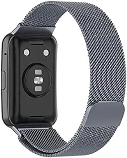 Magnetic Milanese Strap for Huawei Watch Fit - Gray