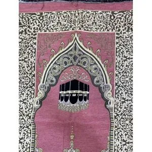 Prayer Rugs Kaaba Style With Sponge (pink)