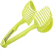 Tomato Slicer, Multifunctional Handheld Tomato Round Slicer Fruit Vegetable Cutter, Lemon Shreadders Slicer