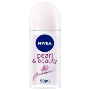 NIVEA Pearl & Beauty, Antiperspirant for Women, Pearl Extracts, Roll-on 50ml