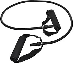 High Quality Resistance Band (20LB) 8 shape With Handle For Better Experience - Black