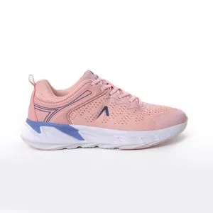 Activ Round Toecap Lace Closure Pastel Coral Pink Sneakers