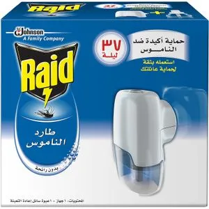 Raid Mosquitoes Repellent Liquid With Heater - Odorless