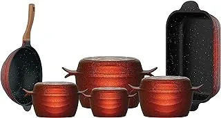 Neoklein Set of 10PCS SET 4 Casseroles (18,20,24,30) cm + 4 Multi lid + Wok 30 cm +Roaster 36